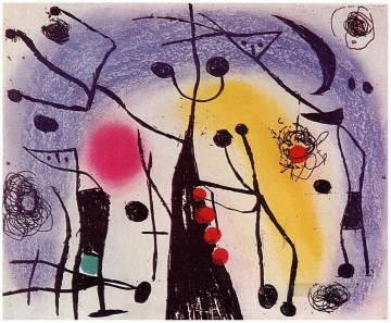 Joan Miró Painting - Los Magdalenienses Joan Miró